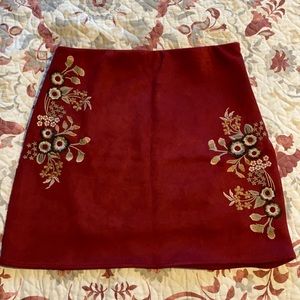 Size S Suede Skirt